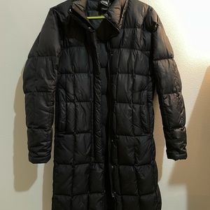 North Face Black Long Coat